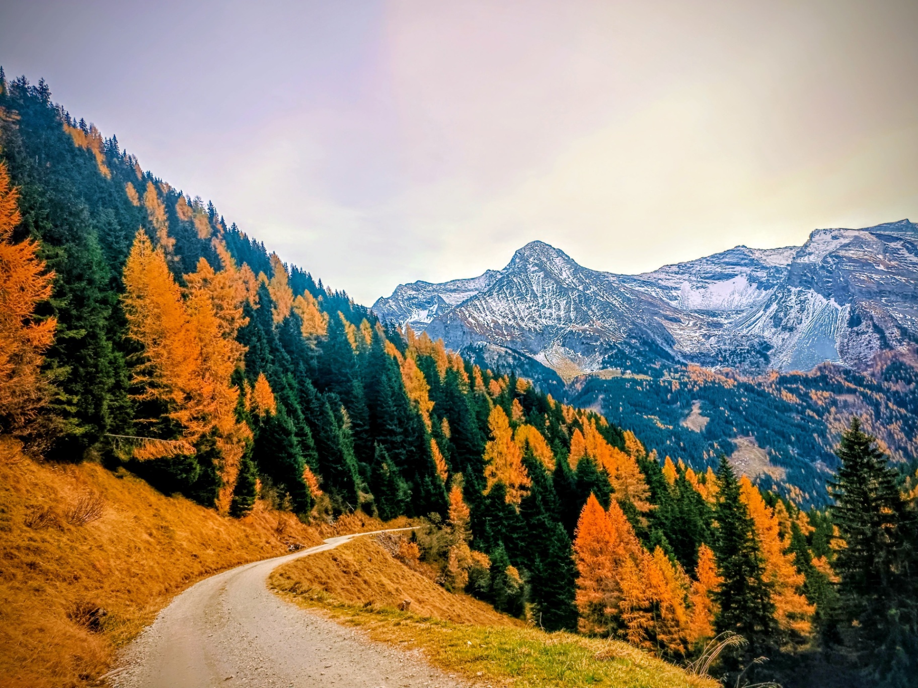 Landschaft im Zillertal rund um Tux